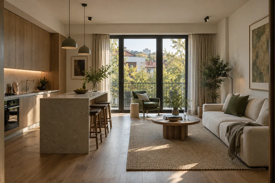Archi Isani — Warm oak · 78 m²