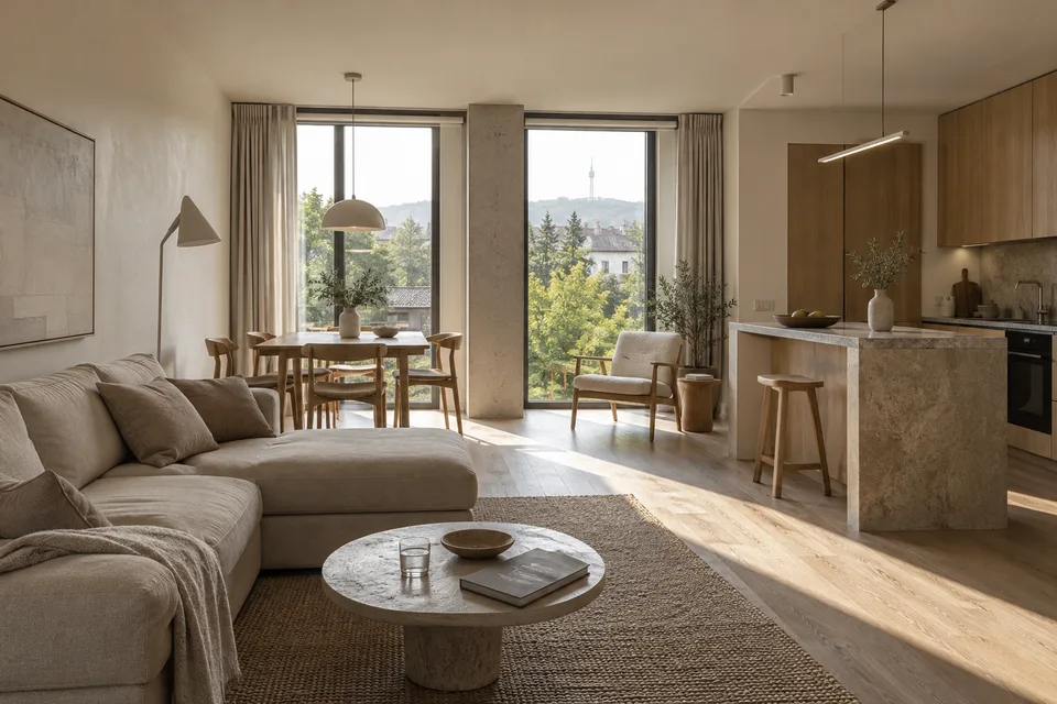 Archi Isani — Stone & linen · 64 m²