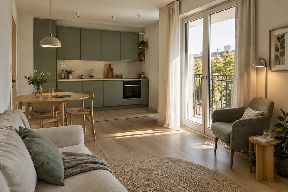 Finished concept · Archi Isani — City studio · 46 m²