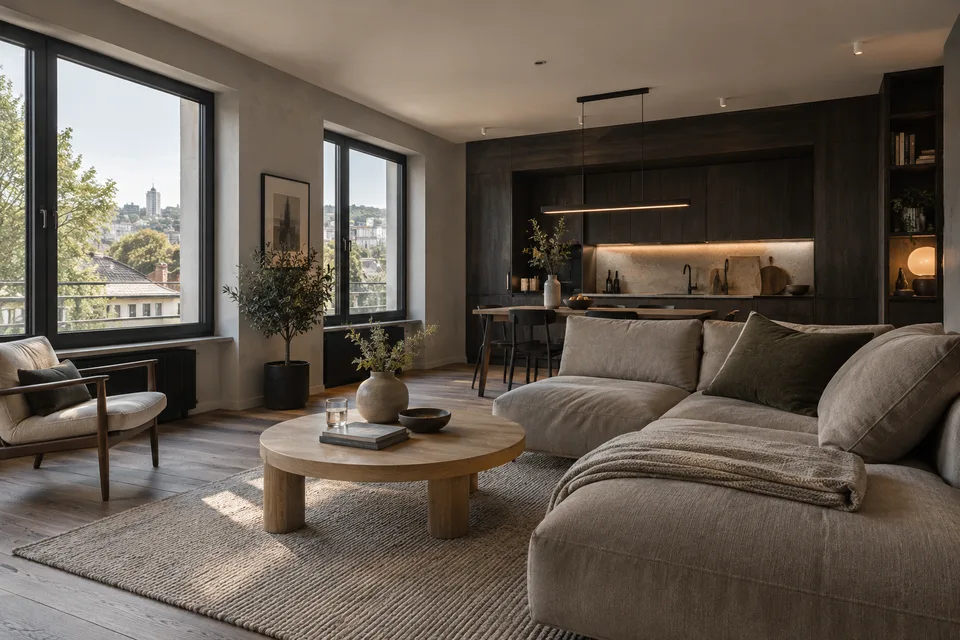 Archi Isani — Graphite & light · 86 m²