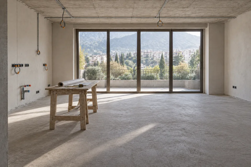 מערכות והכנה · Greenhill Residence — חיים עם מרפסת · 126 m²