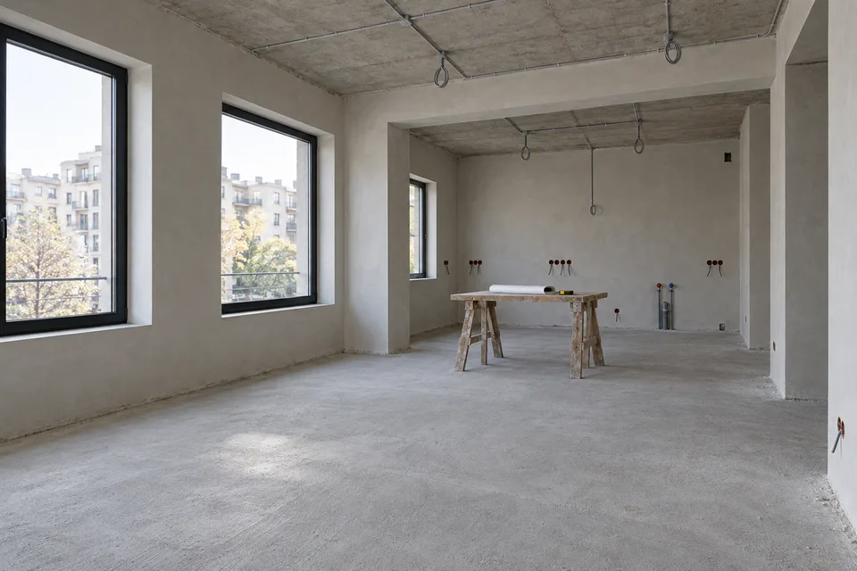Engineering & preparation · Greenhill Residence — Graphite & light · 94 m²