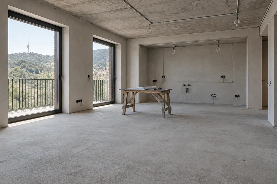 מערכות והכנה · VR Krtsanisi Resort Residence — גרפיט ואור · 96 m²