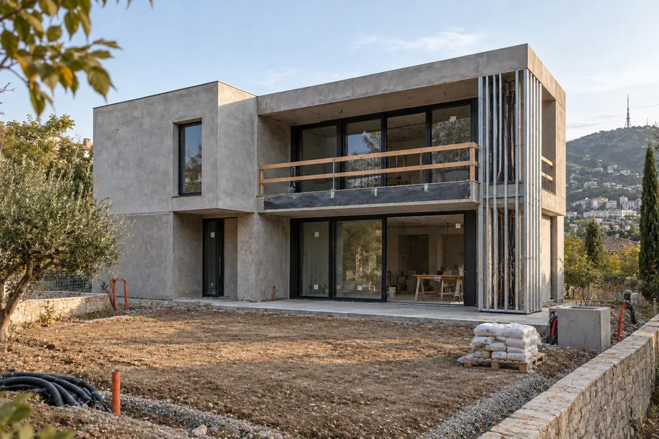 Envelope & engineering · Lisi Green Town — Family house · 220 m²