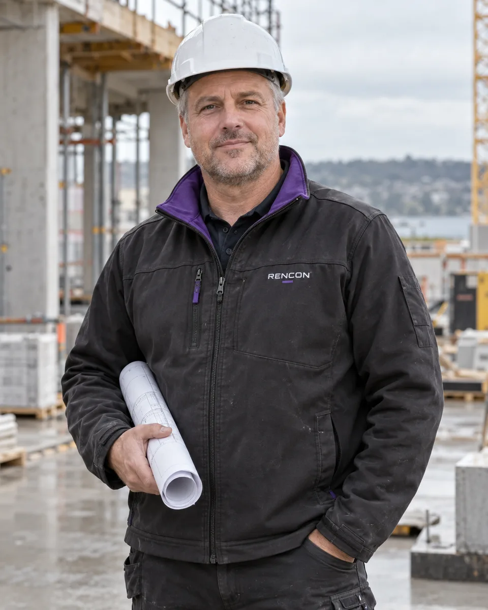 Site foreman · Concept / illustrative imagery